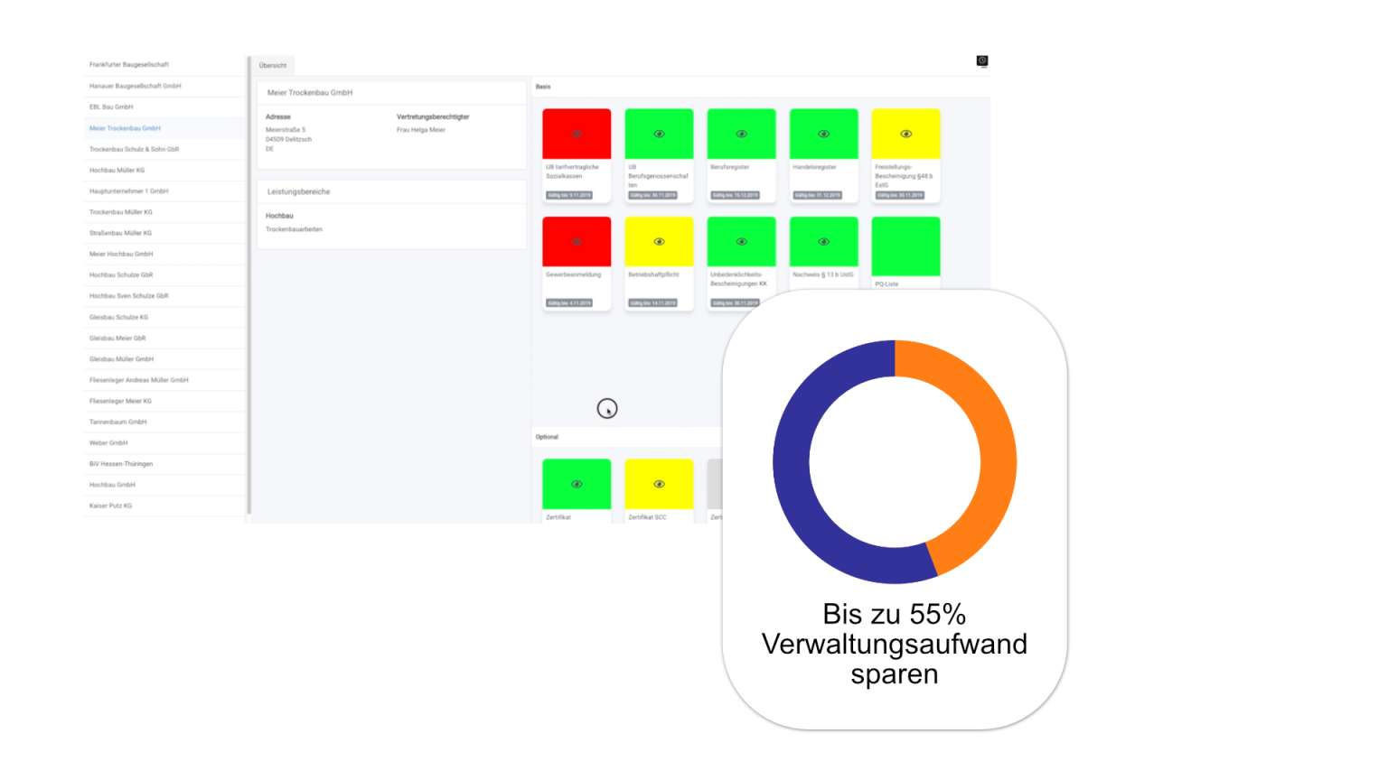 Digibau Portal - verwaltungsaufwand als bauunternehmen reduzieren